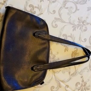 Dark navy blue handbag